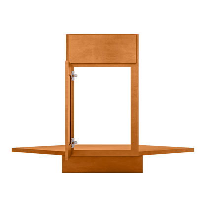 Sink Front Corner Base Kitchen Cabinet SFC36 Newport LessCare 34.5 in. height 36 in. depth - Kitchen Cabinets