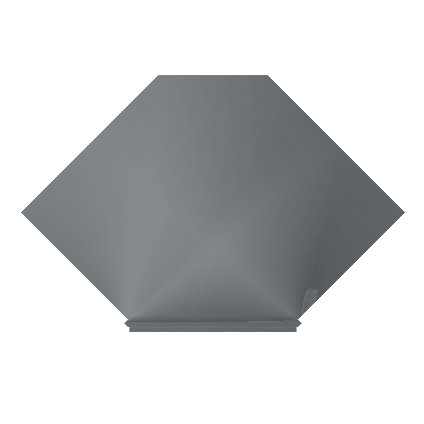 Sink Front Corner Base Kitchen Cabinet SFC42 Colonial Gray LessCare 34.5 in. height 42 in. depth - Kitchen Cabinets
