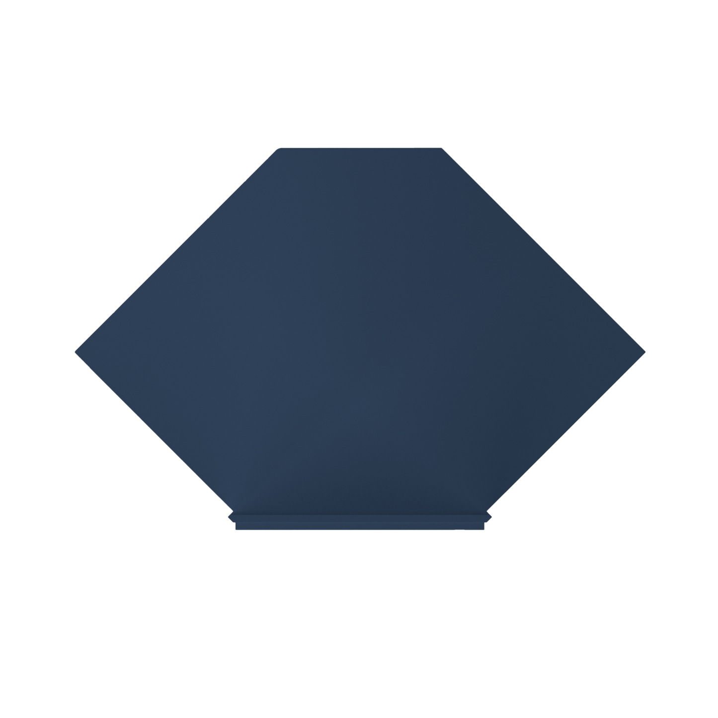 Sink Front Corner Base Kitchen Cabinet SFC42 Danbury Blue LessCare 34.5 in. height 42 in. depth - Kitchen Cabinets