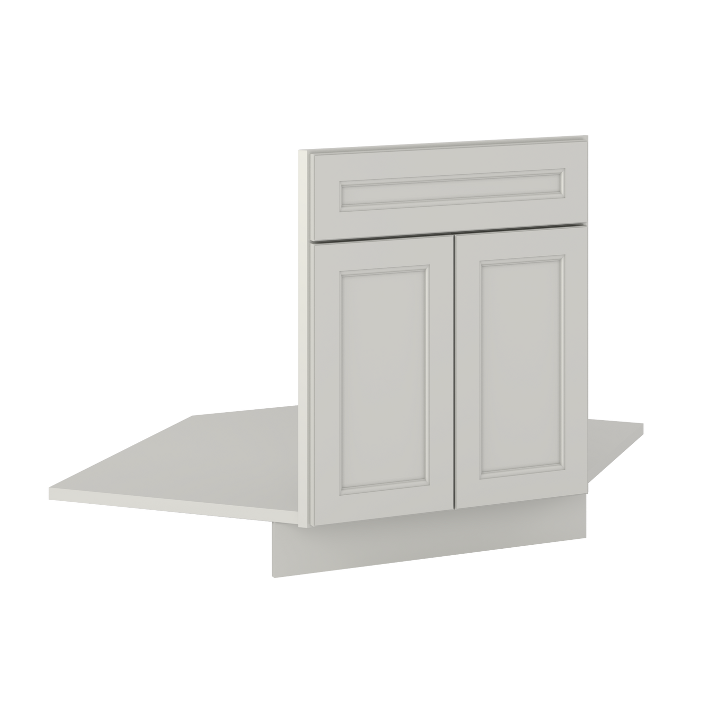 Sink Front Corner Base Kitchen Cabinet SFC42 Milan Pearl 34.5 in. height 42 in. depth - Kitchen Cabinets