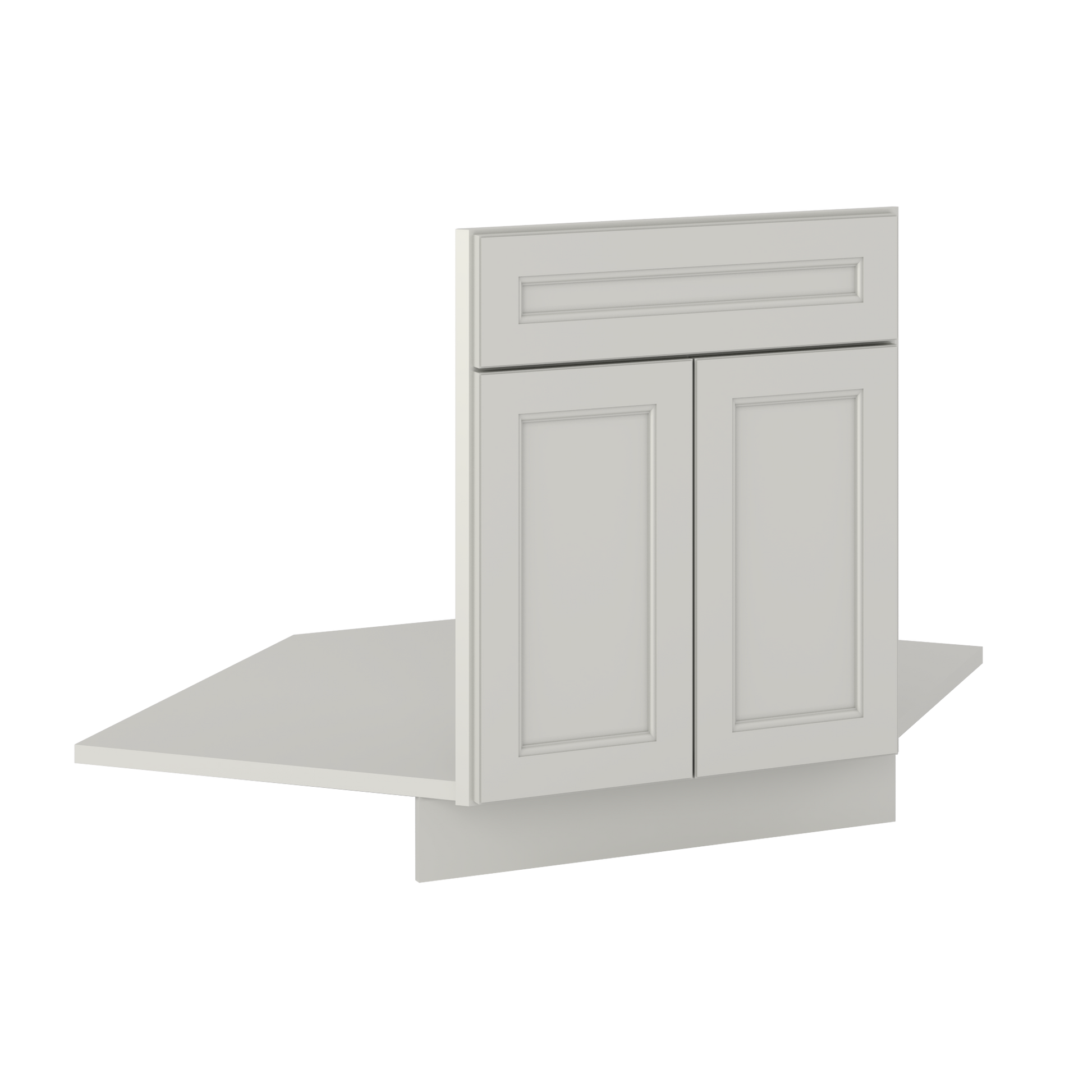 Sink Front Corner Base Kitchen Cabinet SFC42 Milan Pearl 34.5 in. height 42 in. depth - Kitchen Cabinets