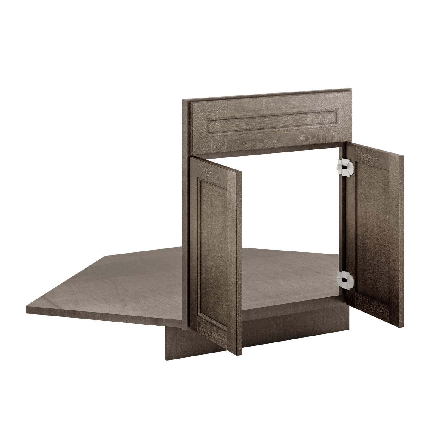 Sink Front Corner Base Kitchen Cabinet SFC42 Milan Slate 34.5 in. height 42 in. depth - Kitchen Cabinets