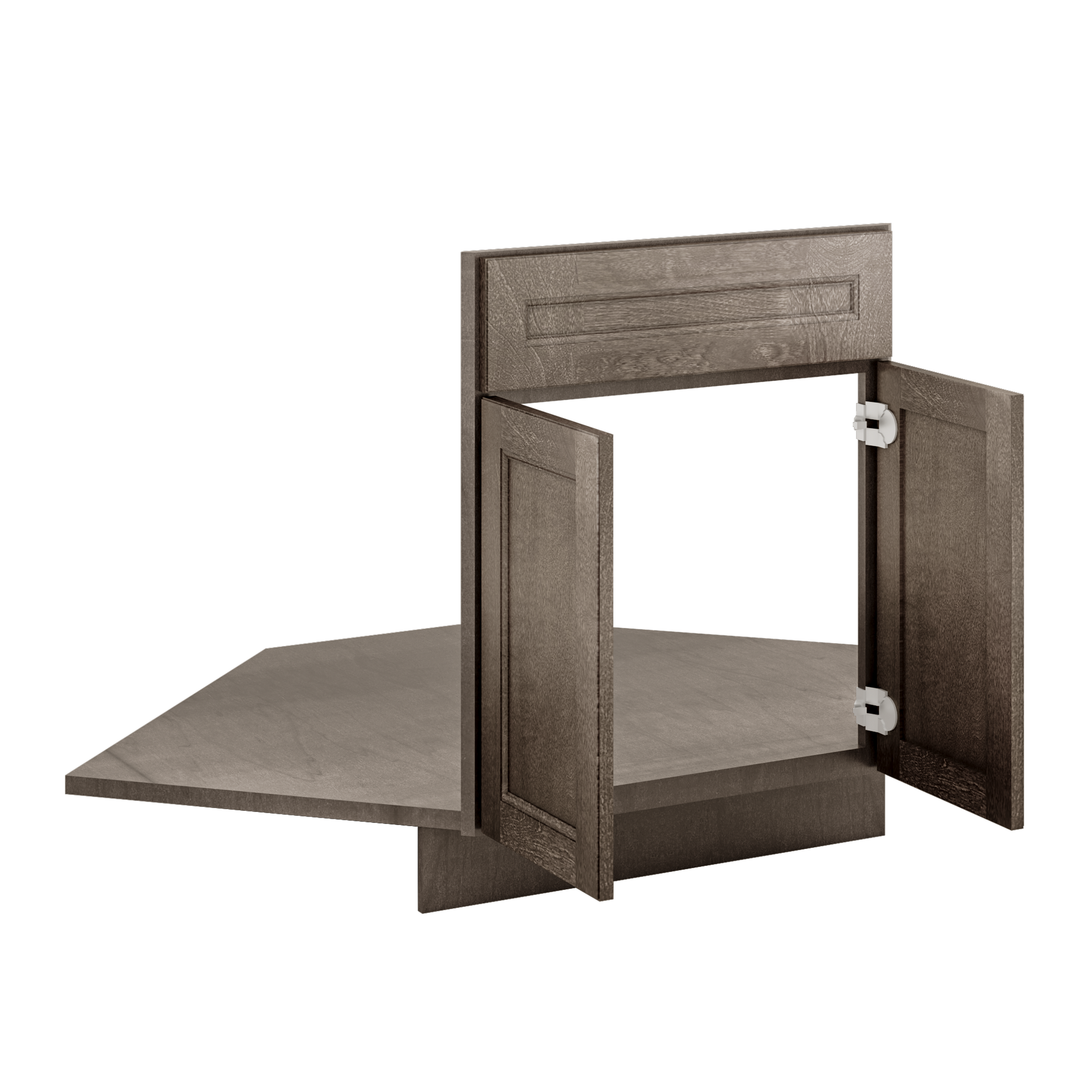 Sink Front Corner Base Kitchen Cabinet SFC42 Milan Slate 34.5 in. height 42 in. depth - Kitchen Cabinets