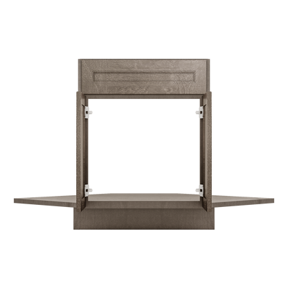 Sink Front Corner Base Kitchen Cabinet SFC42 Milan Slate 34.5 in. height 42 in. depth - Kitchen Cabinets