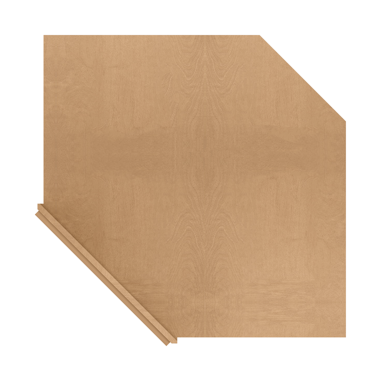 Sink Front Corner Base Kitchen Cabinet SFC42 Shaker Toffee LessCare 34.5 in. height 42 in. depth - Kitchen Cabinets