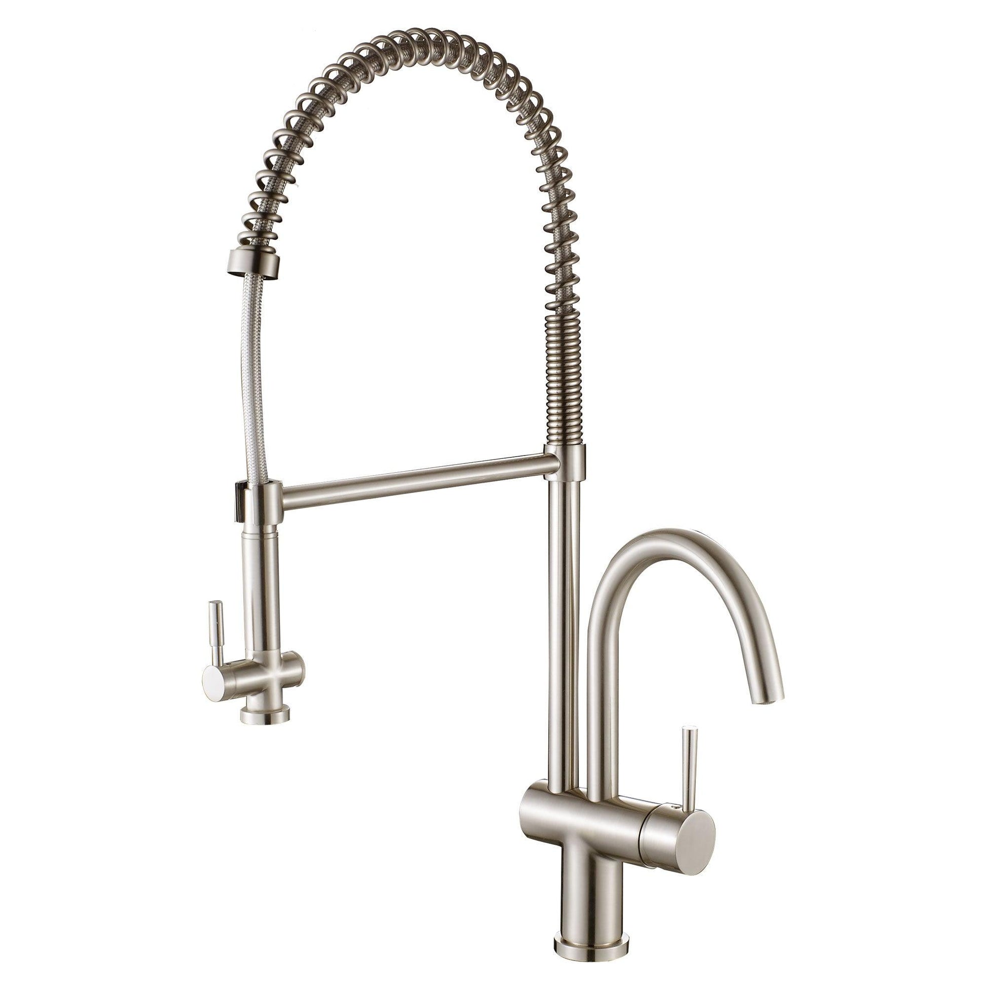 Spring Type Industrial Style Pull-Out Kitchen Faucet LK16B - Faucets