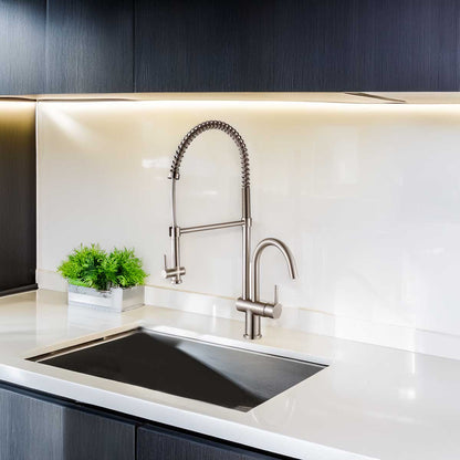 Spring Type Industrial Style Pull-Out Kitchen Faucet LK16B - Faucets