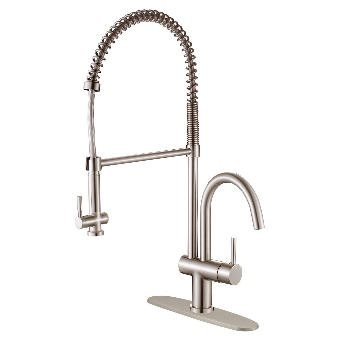 Spring Type Industrial Style Pull-Out Kitchen Faucet LK16B - Faucets