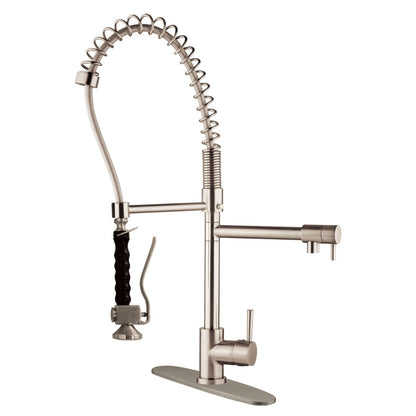 Spring Type Pull-Out Kitchen Faucet LK15B - Faucets