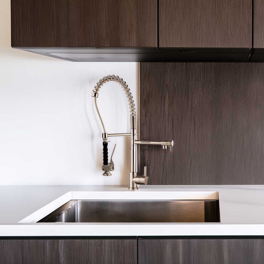 Spring Type Pull-Out Kitchen Faucet LK15B - Faucets