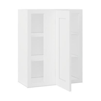 Square Corner Wall Blind Reversible Kitchen Cabinet SC2430 Alpina White LessCare 24 in. width 30 in. height 12 in.