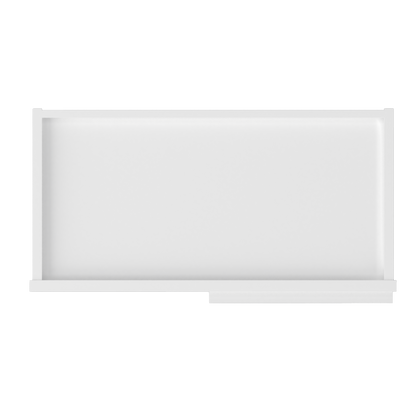 Square Corner Wall Blind Reversible Kitchen Cabinet SC2430 Alpina White LessCare 24 in. width 30 in. height 12 in.