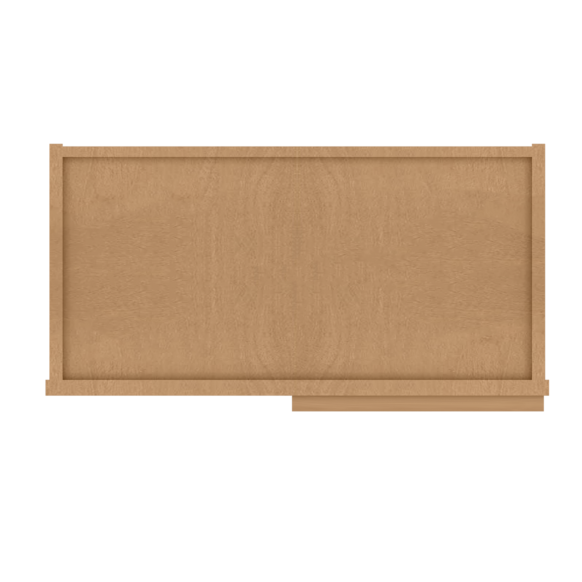 Square Corner Wall Blind Reversible Kitchen Cabinet SC2430 Shaker Toffee LessCare 24 in. width 30 in. height 12 in.