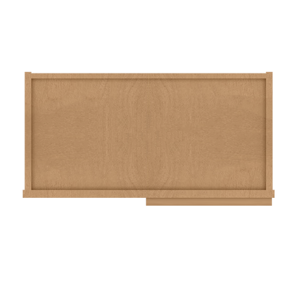 Square Corner Wall Blind Reversible Kitchen Cabinet SC2430 Shaker Toffee LessCare 24 in. width 30 in. height 12 in.