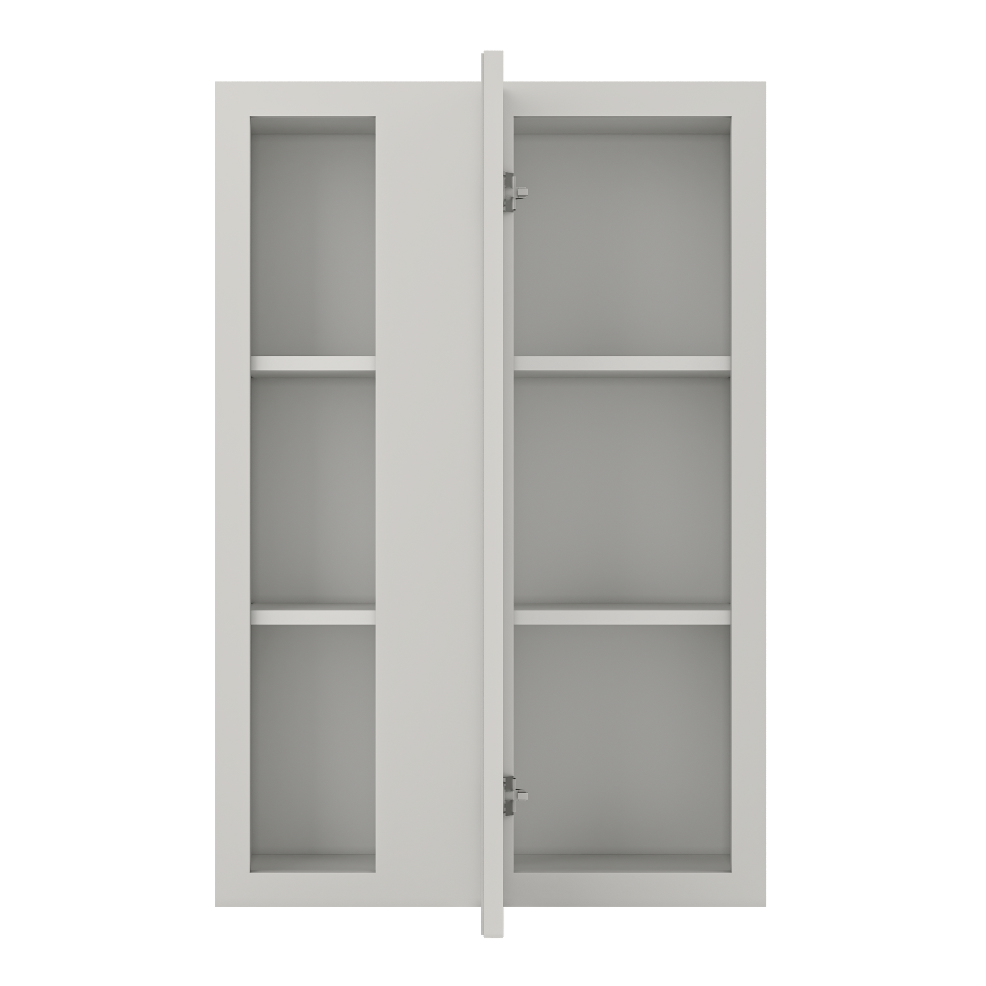 Square Corner Wall Blind Reversible Kitchen Cabinet SC2436 Milan Pearl 24 in. width 36 in. height 12 in. depth
