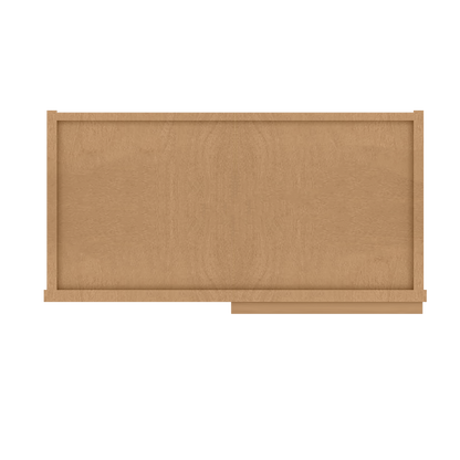 Square Corner Wall Blind Reversible Kitchen Cabinet SC2442 Shaker Toffee LessCare 24 in. width 42 in. height 12 in.