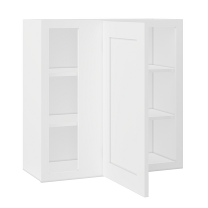 Square Corner Wall Blind Reversible Kitchen Cabinet SC3030 Alpina White LessCare 30 in. width 30 in. height 12 in.