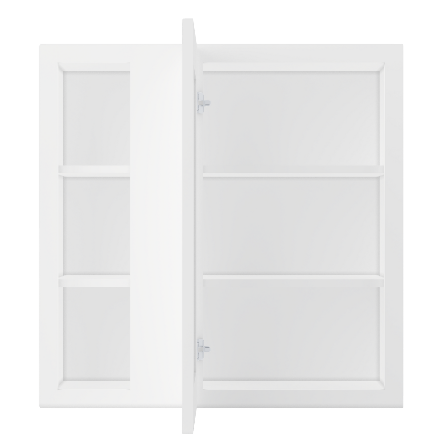 Square Corner Wall Blind Reversible Kitchen Cabinet SC3030 Alpina White LessCare 30 in. width 30 in. height 12 in.