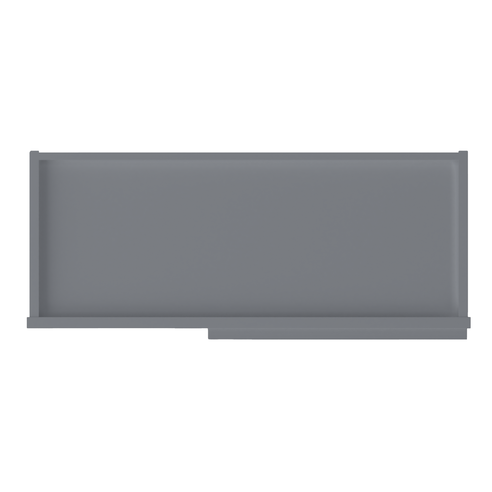 Square Corner Wall Blind Reversible Kitchen Cabinet SC3030 Colonial Gray LessCare 30 in. width 30 in. height 12 in.