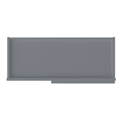 Square Corner Wall Blind Reversible Kitchen Cabinet SC3030 Colonial Gray LessCare 30 in. width 30 in. height 12 in.