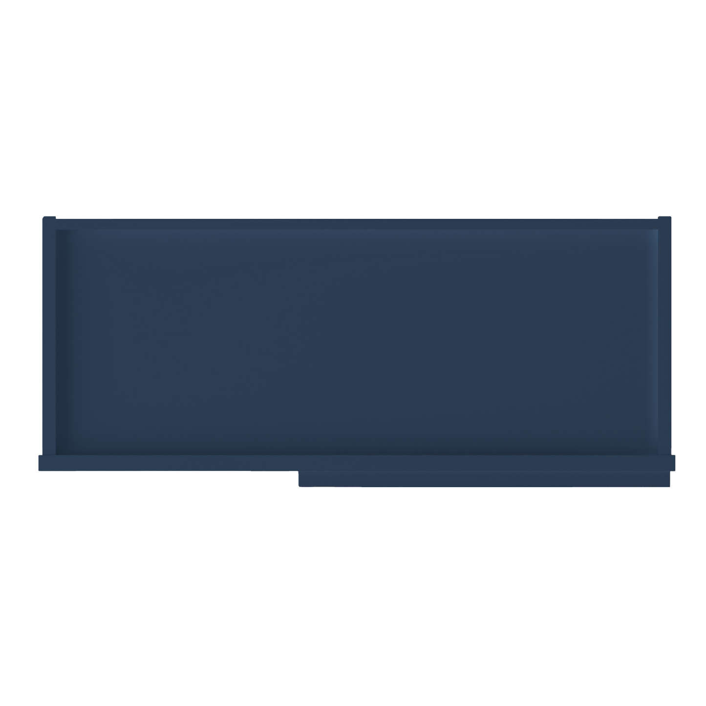 Square Corner Wall Blind Reversible Kitchen Cabinet SC3030 Danbury Blue LessCare 30 in. width 30 in. height 12 in.