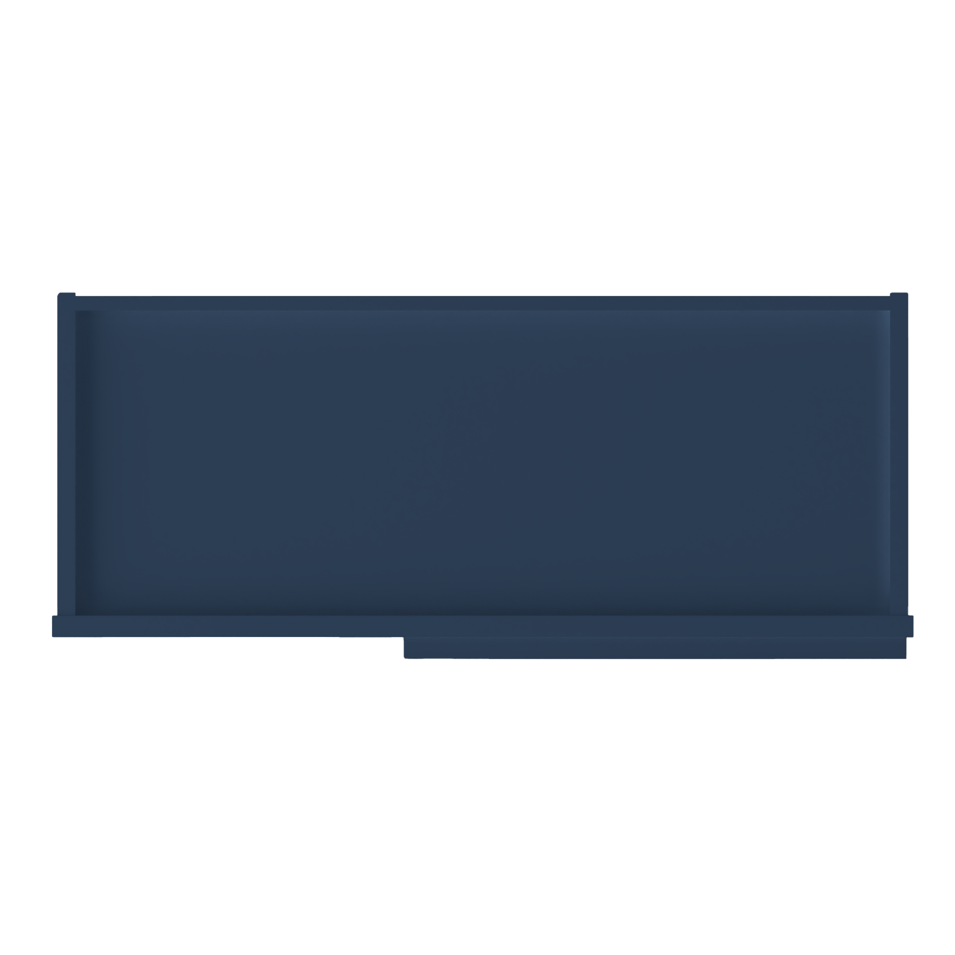 Square Corner Wall Blind Reversible Kitchen Cabinet SC3030 Danbury Blue LessCare 30 in. width 30 in. height 12 in.