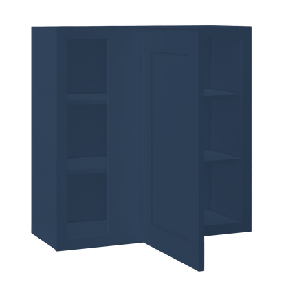 Square Corner Wall Blind Reversible Kitchen Cabinet SC3030 Danbury Blue LessCare 30 in. width 30 in. height 12 in.