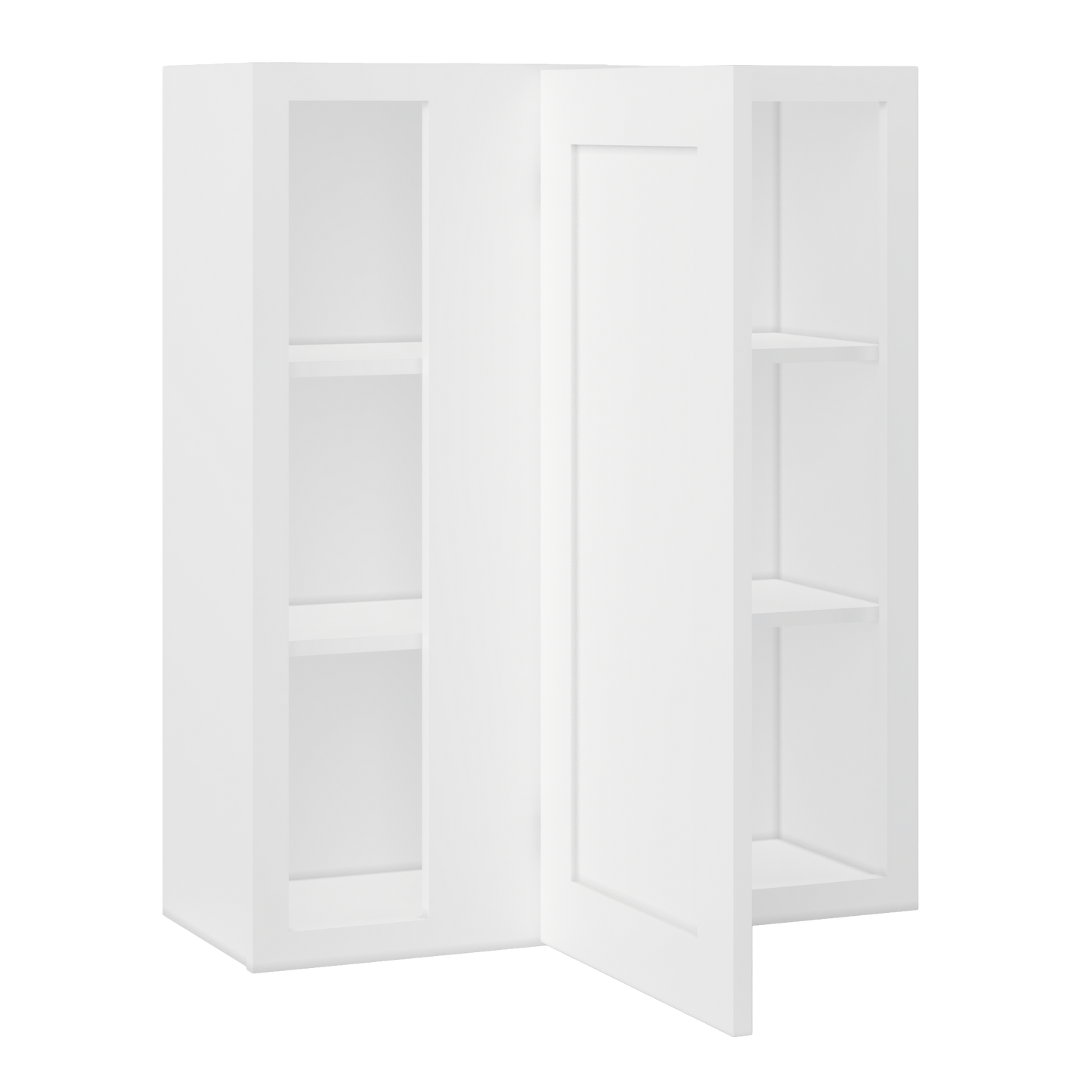 Square Corner Wall Blind Reversible Kitchen Cabinet SC3036 Alpina White LessCare 30 in. width 36 in. height 12 in.