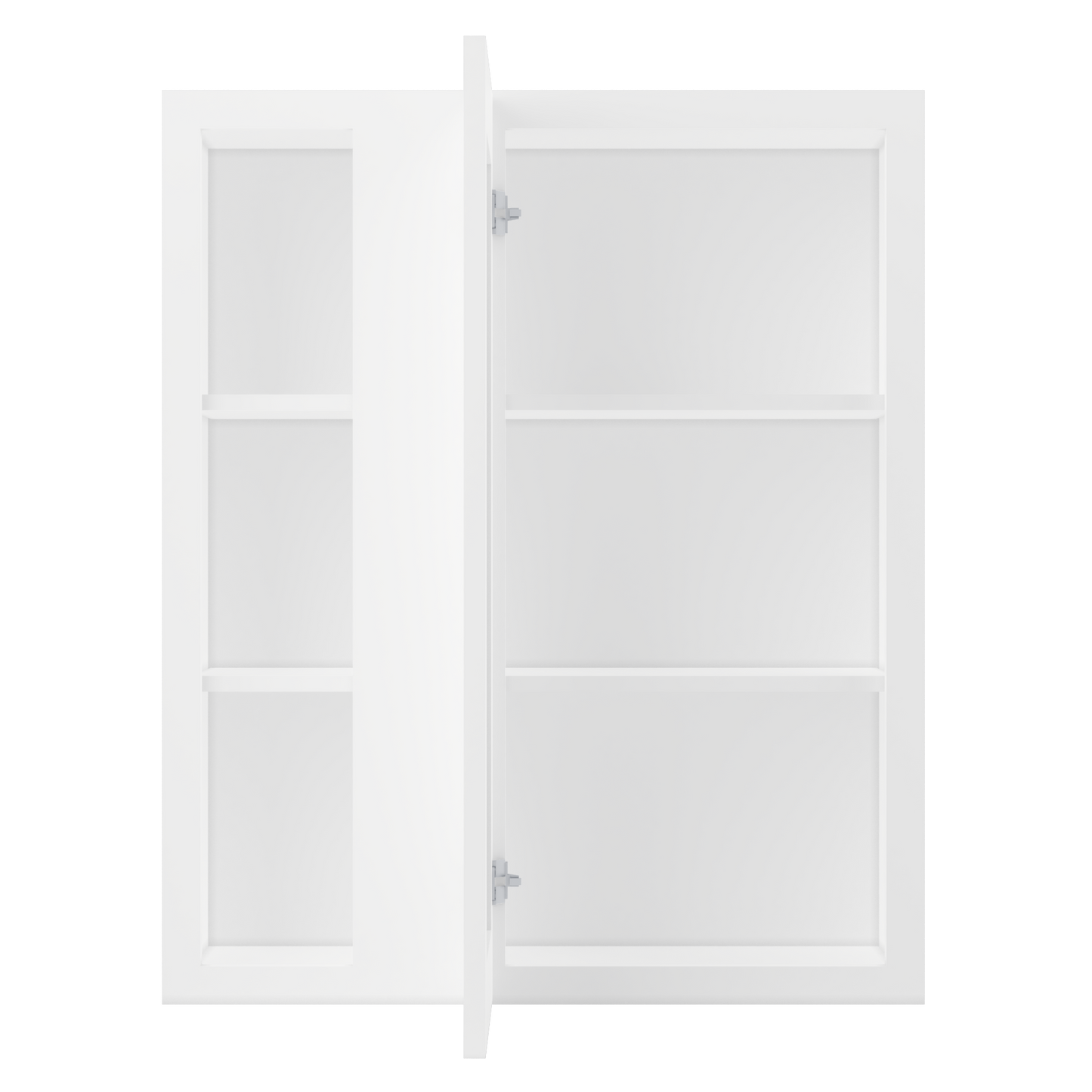 Square Corner Wall Blind Reversible Kitchen Cabinet SC3036 Alpina White LessCare 30 in. width 36 in. height 12 in.