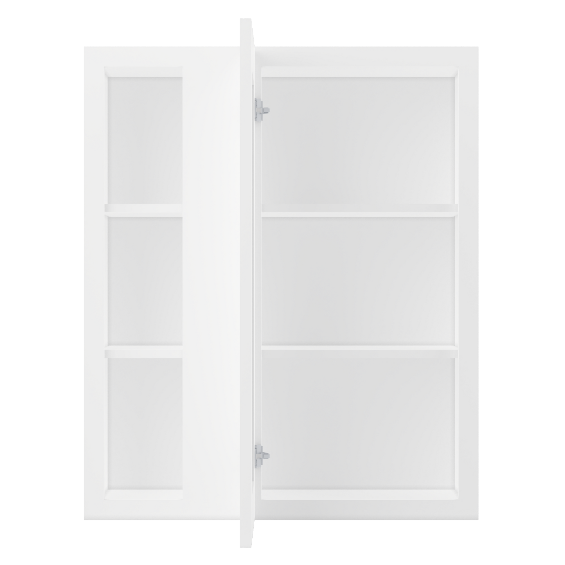Square Corner Wall Blind Reversible Kitchen Cabinet SC3036 Alpina White LessCare 30 in. width 36 in. height 12 in.