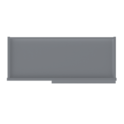 Square Corner Wall Blind Reversible Kitchen Cabinet SC3036 Colonial Gray LessCare 30 in. width 36 in. height 12 in.