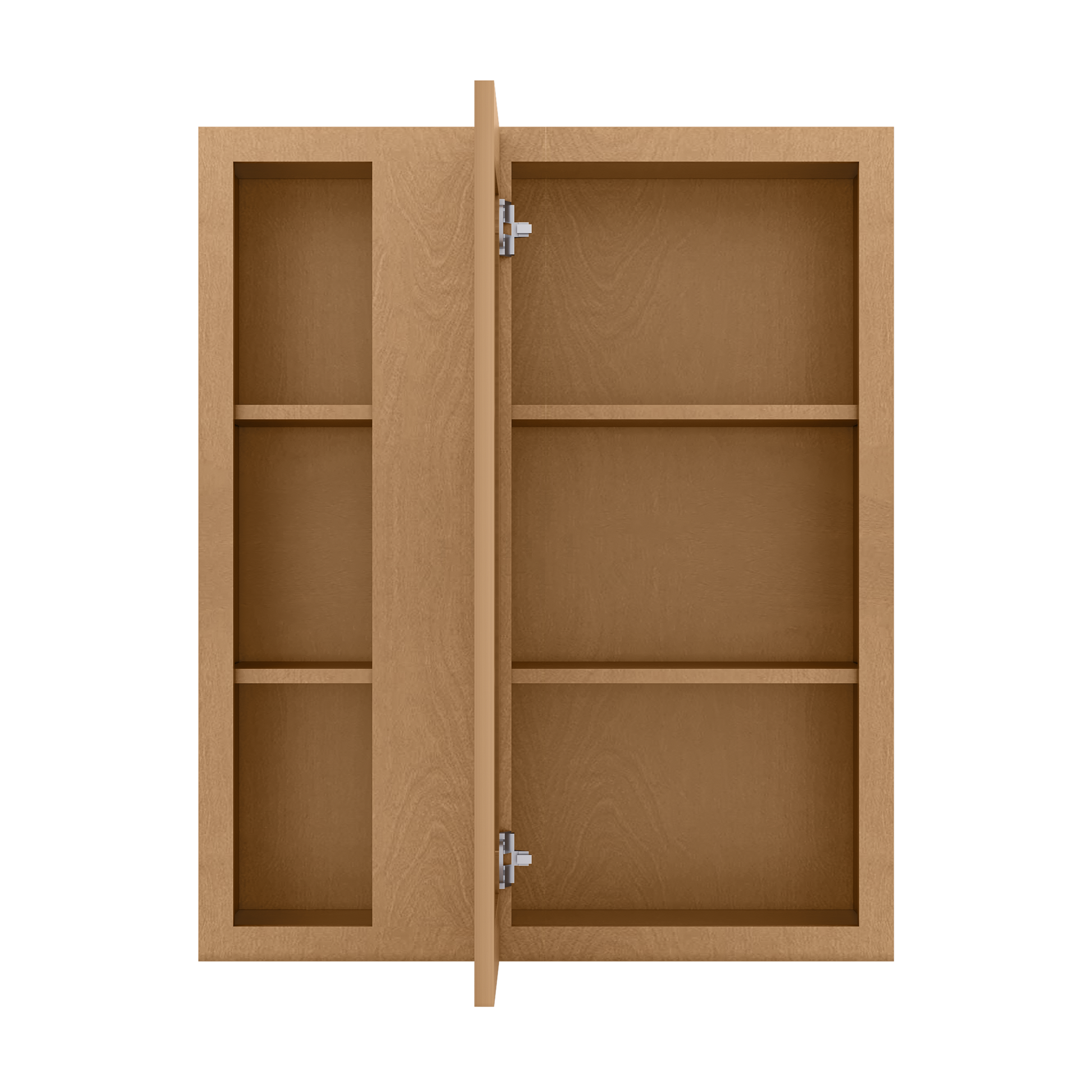 Square Corner Wall Blind Reversible Kitchen Cabinet SC3036 Shaker Toffee LessCare 30 in. width 36 in. height 12 in.