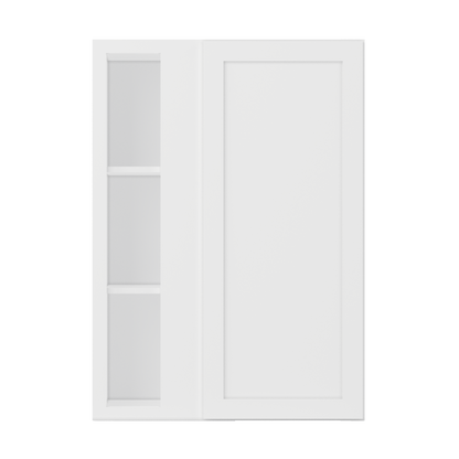 Square Corner Wall Blind Reversible Kitchen Cabinet SC3042 Alpina White LessCare 30 in. width 42 in. height 12 in.