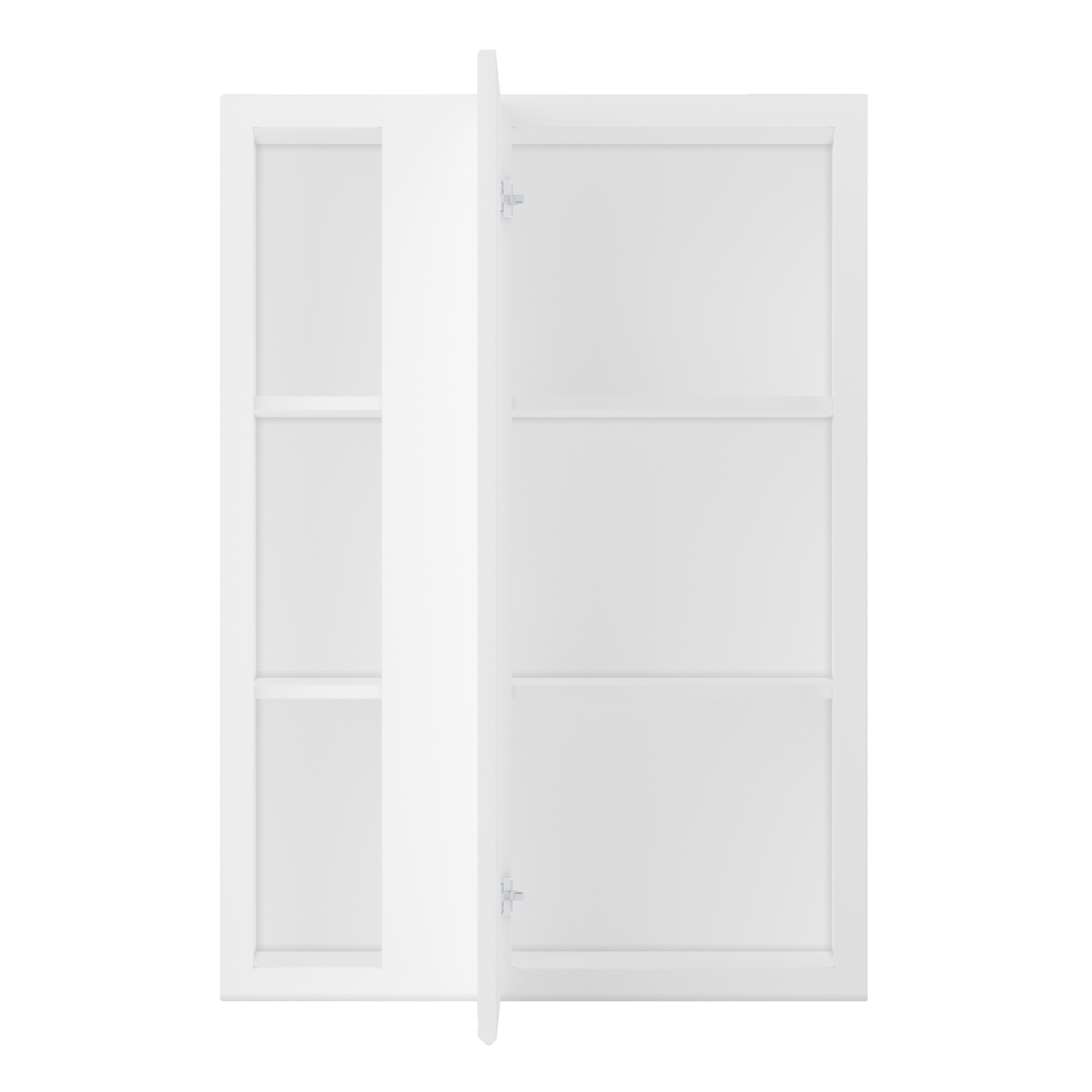 Square Corner Wall Blind Reversible Kitchen Cabinet SC3042 Alpina White LessCare 30 in. width 42 in. height 12 in.