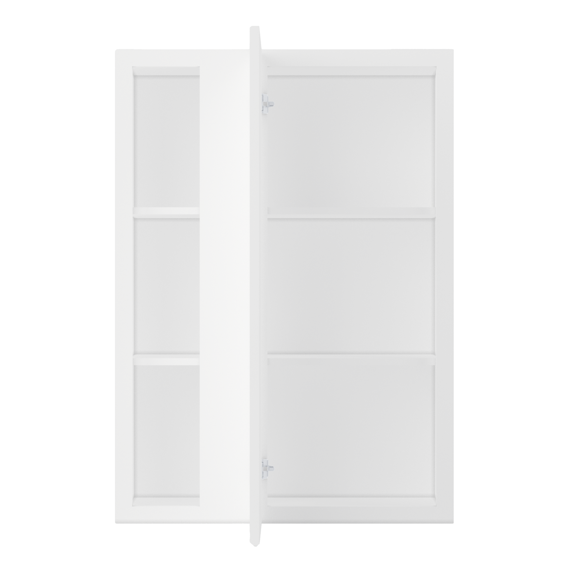 Square Corner Wall Blind Reversible Kitchen Cabinet SC3042 Alpina White LessCare 30 in. width 42 in. height 12 in.