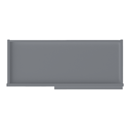 Square Corner Wall Blind Reversible Kitchen Cabinet SC3042 Colonial Gray LessCare 30 in. width 42 in. height 12 in.