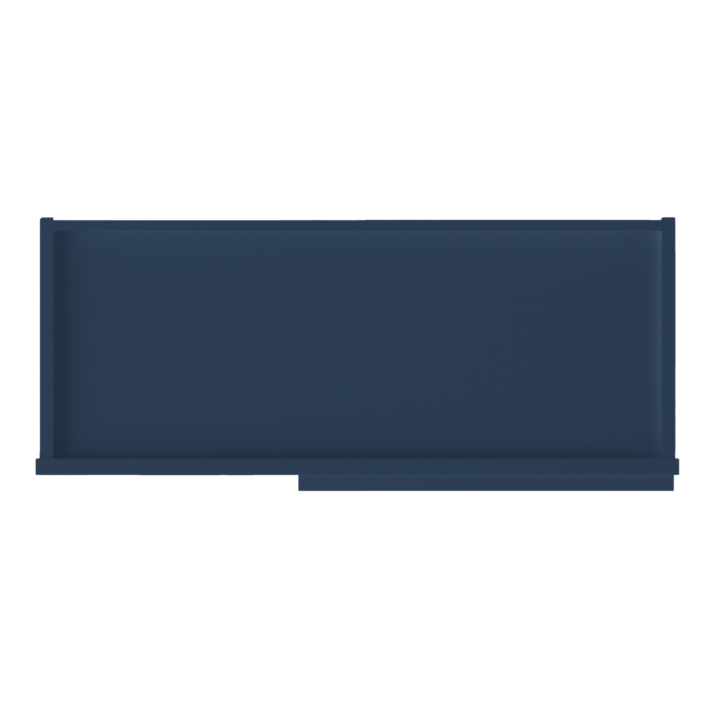 Square Corner Wall Blind Reversible Kitchen Cabinet SC3042 Danbury Blue LessCare 30 in. width 42 in. height 12 in.