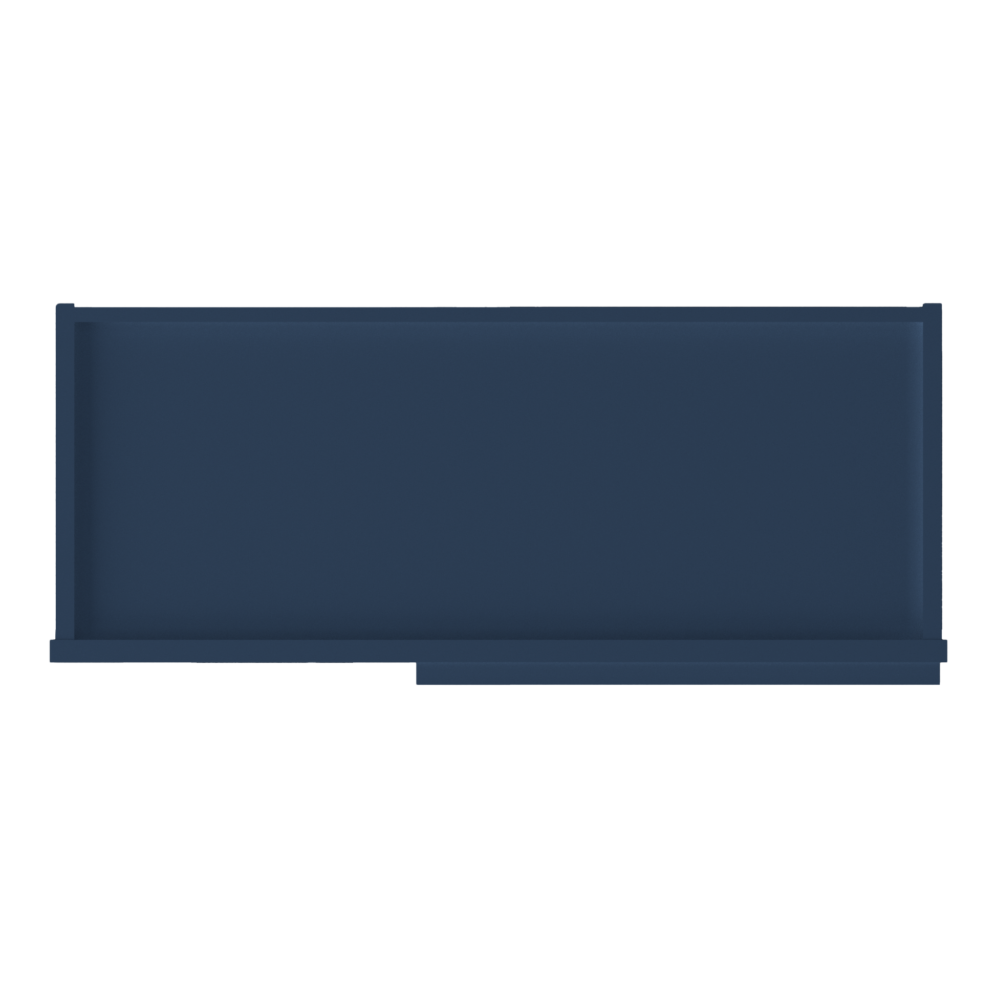 Square Corner Wall Blind Reversible Kitchen Cabinet SC3042 Danbury Blue LessCare 30 in. width 42 in. height 12 in.