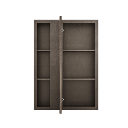 Square Corner Wall Blind Reversible Kitchen Cabinet SC3042 Milan Slate30 in. width 42 in. height 12 in. depth - Kitchen