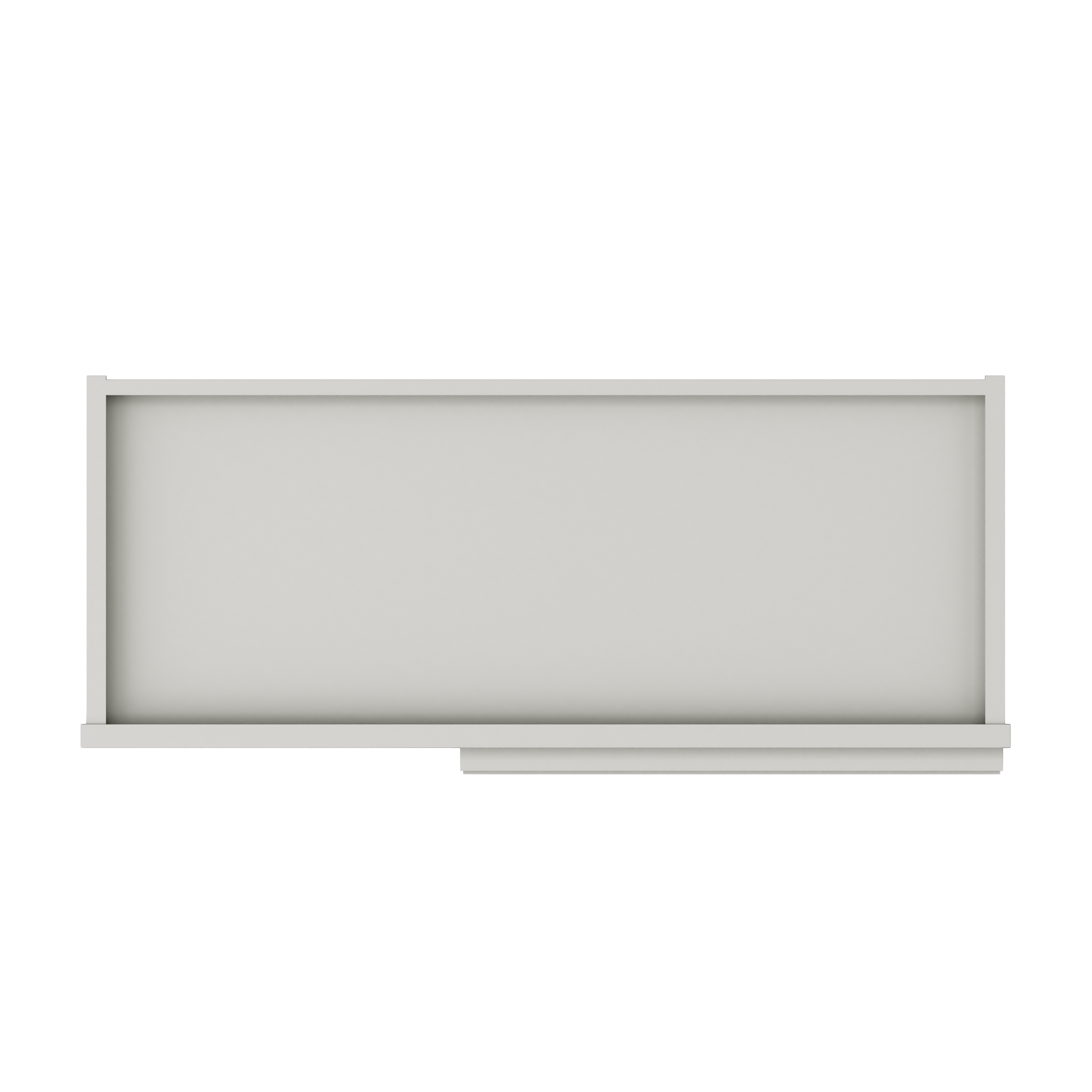 Square Corner Wall Blind Reversible Kitchen Cabinet SC3042 Milan Pearl30 in. width 42 in. height 12 in. depth - Kitchen