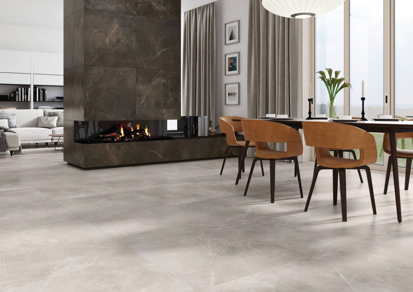 Athens Stone Sand Tile 24x24 Matt Rectified Porcelain Floor and Wall for Interior or Exterior