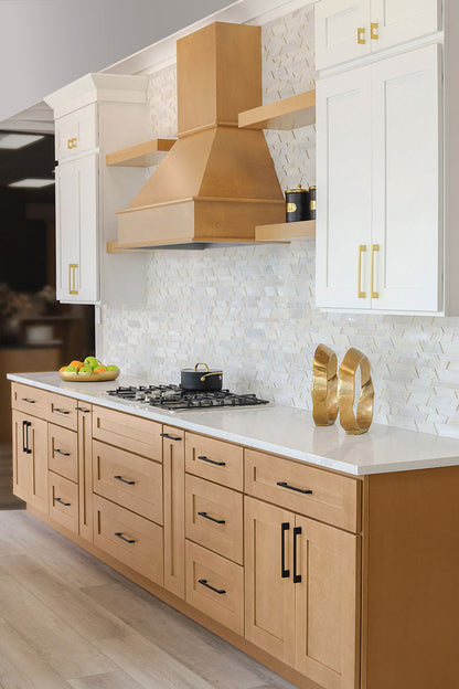 Straight Filler F696 Shaker Toffee LessCare 6 in. width 96 in. height - Kitchen Cabinets