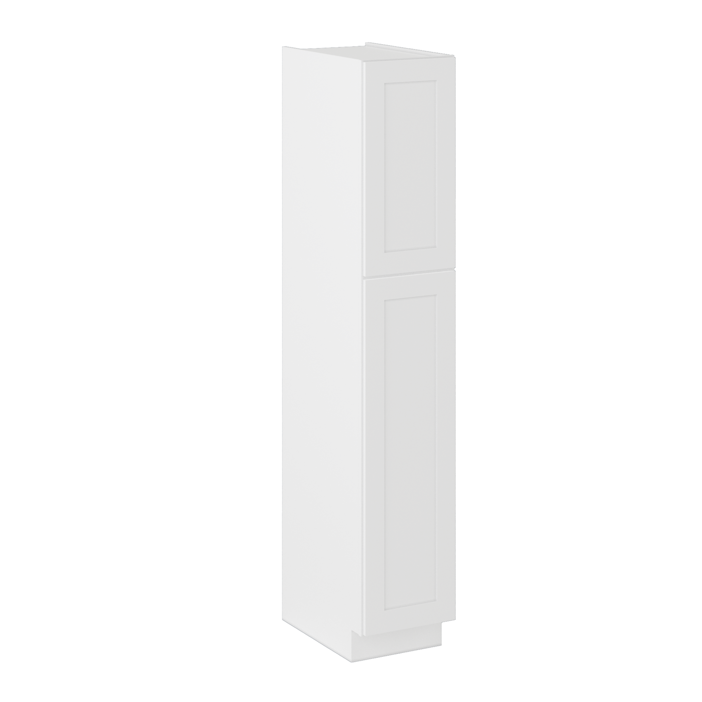 Utility Kitchen Cabinet U1584 Alpina White LessCare 15 in. width 84 in. height 24 in. depth - Kitchen Cabinets