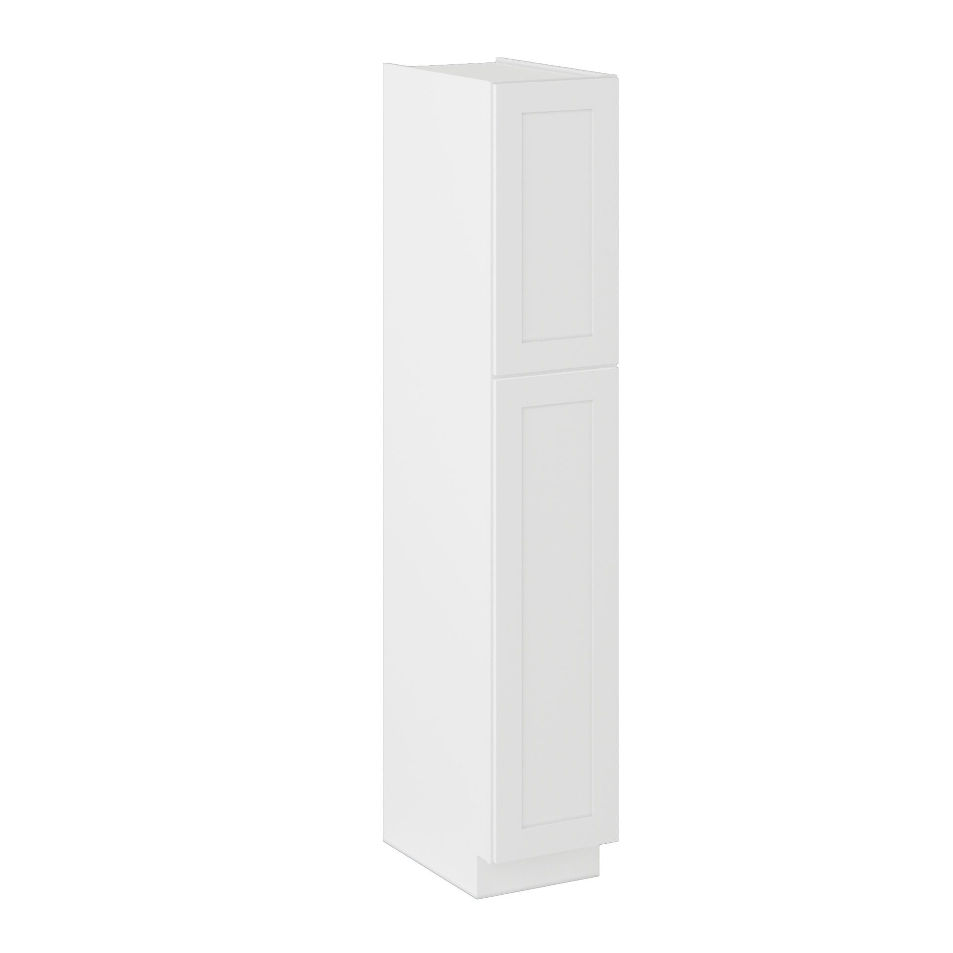 Utility Kitchen Cabinet U1584 Alpina White LessCare 15 in. width 84 in. height 24 in. depth - Kitchen Cabinets