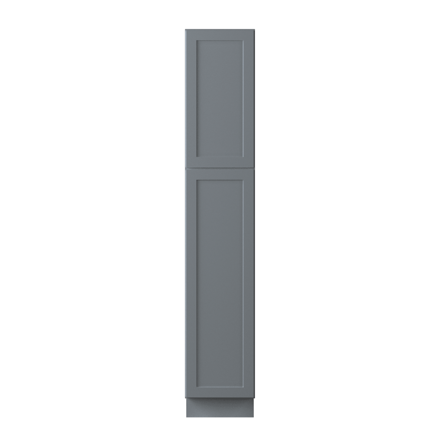 Utility Kitchen Cabinet U1584 Colonial Gray LessCare 15 in. width 84 in. height 24 in. depth - Kitchen Cabinets