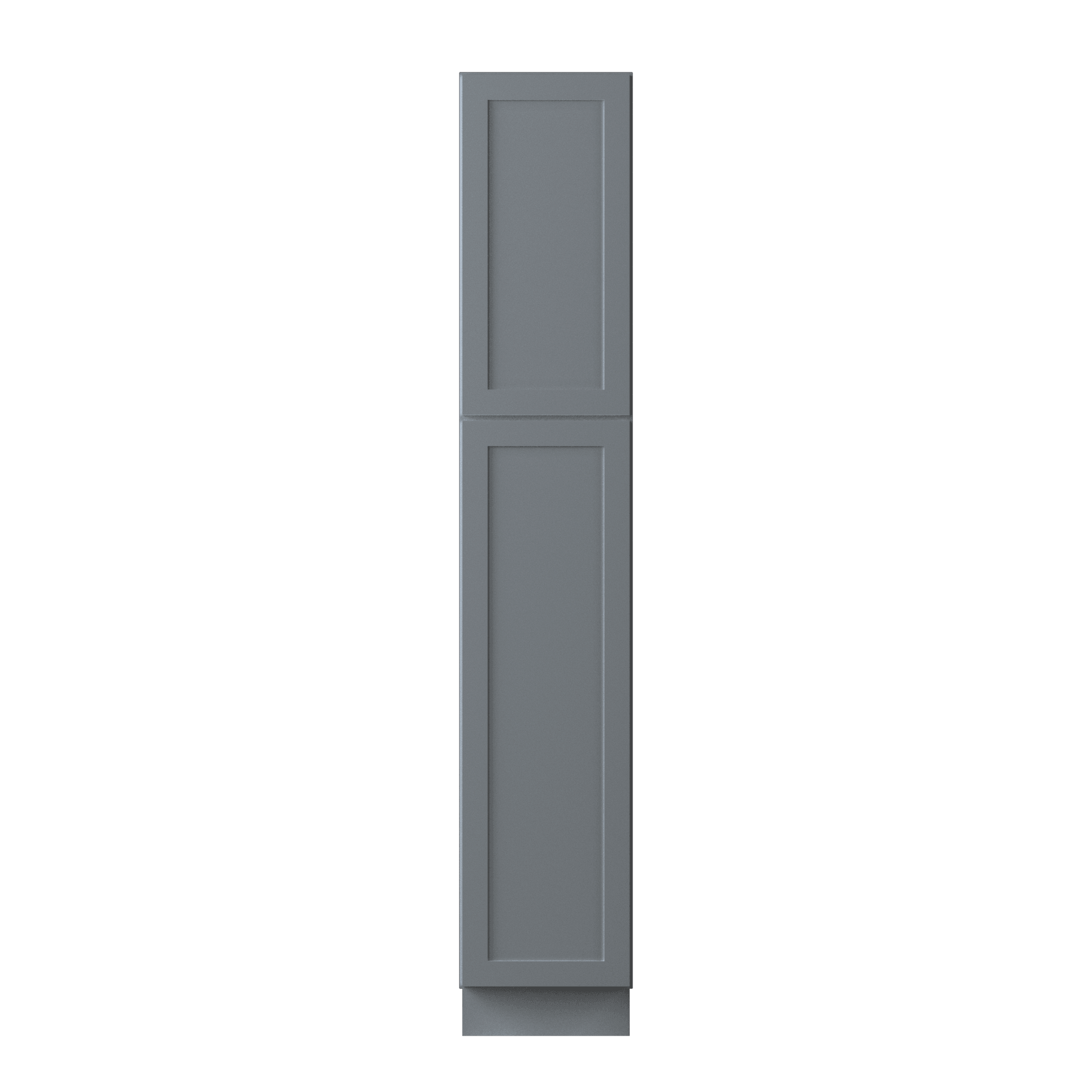 Utility Kitchen Cabinet U1584 Colonial Gray LessCare 15 in. width 84 in. height 24 in. depth - Kitchen Cabinets