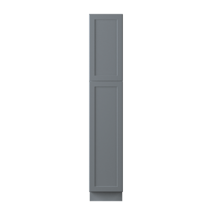 Utility Kitchen Cabinet U1584 Colonial Gray LessCare 15 in. width 84 in. height 24 in. depth - Kitchen Cabinets