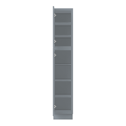 Utility Kitchen Cabinet U1584 Colonial Gray LessCare 15 in. width 84 in. height 24 in. depth - Kitchen Cabinets