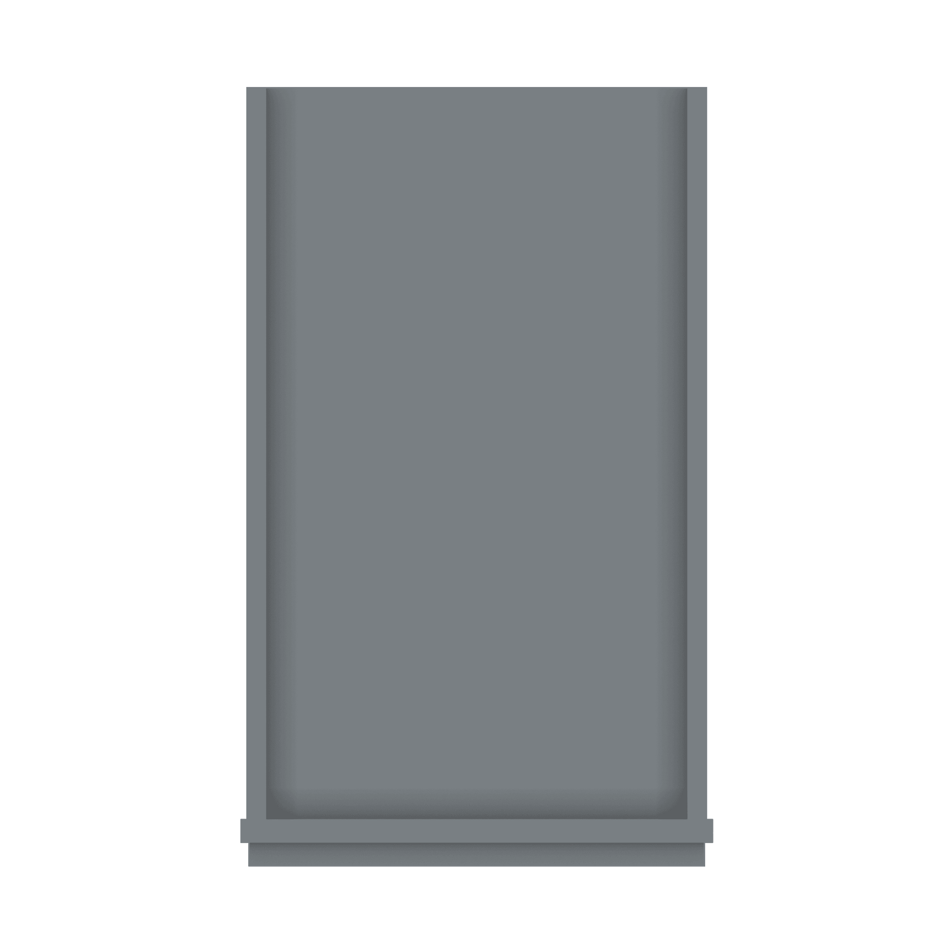 Utility Kitchen Cabinet U1584 Colonial Gray LessCare 15 in. width 84 in. height 24 in. depth - Kitchen Cabinets