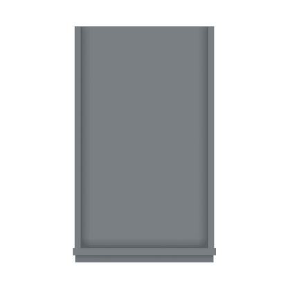 Utility Kitchen Cabinet U1584 Colonial Gray LessCare 15 in. width 84 in. height 24 in. depth - Kitchen Cabinets
